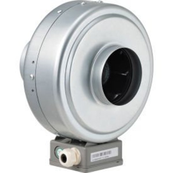 Global Equipment 4" Inline Duct Fan - Galvanized Steel - Energy Star Rated- 156 CFM DF100A1-AD6-11